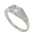 Sterling Silver Textured Children's Ring