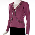Ninety Crystal Beaded Cardigan