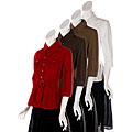 Unique Spectrum Women's Plus Size Belted Blouse