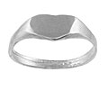 Sterling Silver Heart Child's Ring