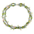 Sterling Silver Cultured FW Pearl and Citrine Necklace