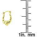 10k Yellow Gold Hoop Earrings