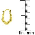 10k Yellow Gold Hoop Earrings