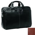 Johnston & Murphy Leather Double-zip Briefcase