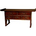 Oriental-style 5-drawer Scholar's Table (China)