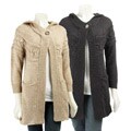 Dolce Cabo Long-sleeve Hooded Sweater Jacket