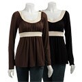 Pathway Women's Long-sleeve Babydoll Shirt