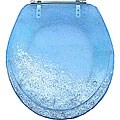 Decorative Stardust Polyresin Toilet Seat