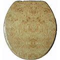 Wood Grain Molded Wood Toilet Seat