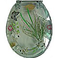 Butterfly Polyresin Toilet Seat