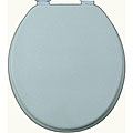 Grey Solid Molded Wood Toilet Seat