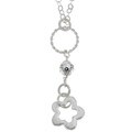 Elsa M Sterling Silver Venetian Flower Necklace