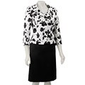 Tahari ASL Women's Floral Jacket Skirt Suit