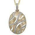 14k Yellow Gold 2/5ct TDW Diamond Necklace (H-I, I2)