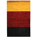 Hand-knotted Blocks Wool Rug (7'6 x 9'6)