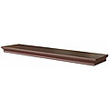 Mahogany 24-inch Floating Shelf