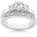 14k Gold 5/8ct TDW Diamond Bridal Rings Set (G-I, I1-I2)