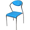 Stackable Light Blue Locker Chairs (Set of 4)