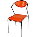 Stackable Orange Locker Chairs (Set of 4)
