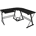 Soreno 3-piece Glass Computer Desk
