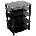 Everest Black Glass Component Stand