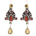 Garnet & Citrine Earrings (India)