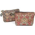 Set of Two Oriental Rug Make-up Bags (Turkey)