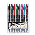 Pilot G2 Multi-color Gel Ink Rollerball Pens (Pack of 8)
