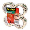 Scotch Premium Mailing and Storage Tape (Pack of 4)