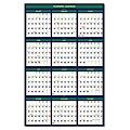 Poster Style Fiscal Wall Calendar