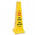 Rubbermaid English-Spanish Wet Floor Safety Cone