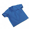 ComfortEase Unisex Blue Scrub Top (Medium)
