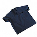 ComfortEase Unisex Midnight Blue Scrub Top (Medium)