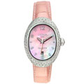 Locman Pink Nuovo Diamond and Leather Watch