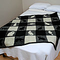 Checkered Kitty Throw (Set of 2)