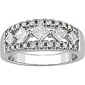 14k Gold 1ct TDW Diamond Openwork Design Ring (G-H-I, I1)