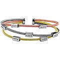 18k Three-tone Gold 1/3ct TDW Diamond Bangle (G-H-I, SI)