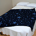 Blue Stars Throw Blanket