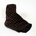 Houndstooth Black Throw Blankets (Set of 2)