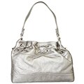 Elaine Turner Alexis Solid Distressed Leather Cinch Handbag