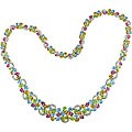 18k Gold Gemstone and 1/2ct TDW Diamond Necklace (H-I-J, I1-I2)