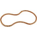 14k Pink Gold Cobra Necklace with Onyx Clasp