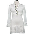 Voll USA Junior's White Long-sleeve Top