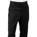 Claiborne Men's Charcoal Flannel Wool Trousers
