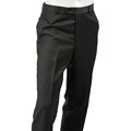Claiborne Men's Grey Flannel Wool Trousers
