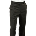 Claiborne Men's Olive Grey Flat-front Wool Trousers