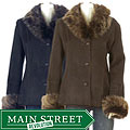 Aston Women's Shawl Collar Shearling Jacket