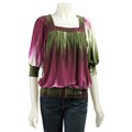 Cha Cha Vente Women's 3/4-sleeve Square Neck Shirt