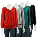 Cha Cha Vente Women's Banded Shirred Top
