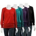 Cha Cha Vente Women's Smocked Long-sleeve Shirt
